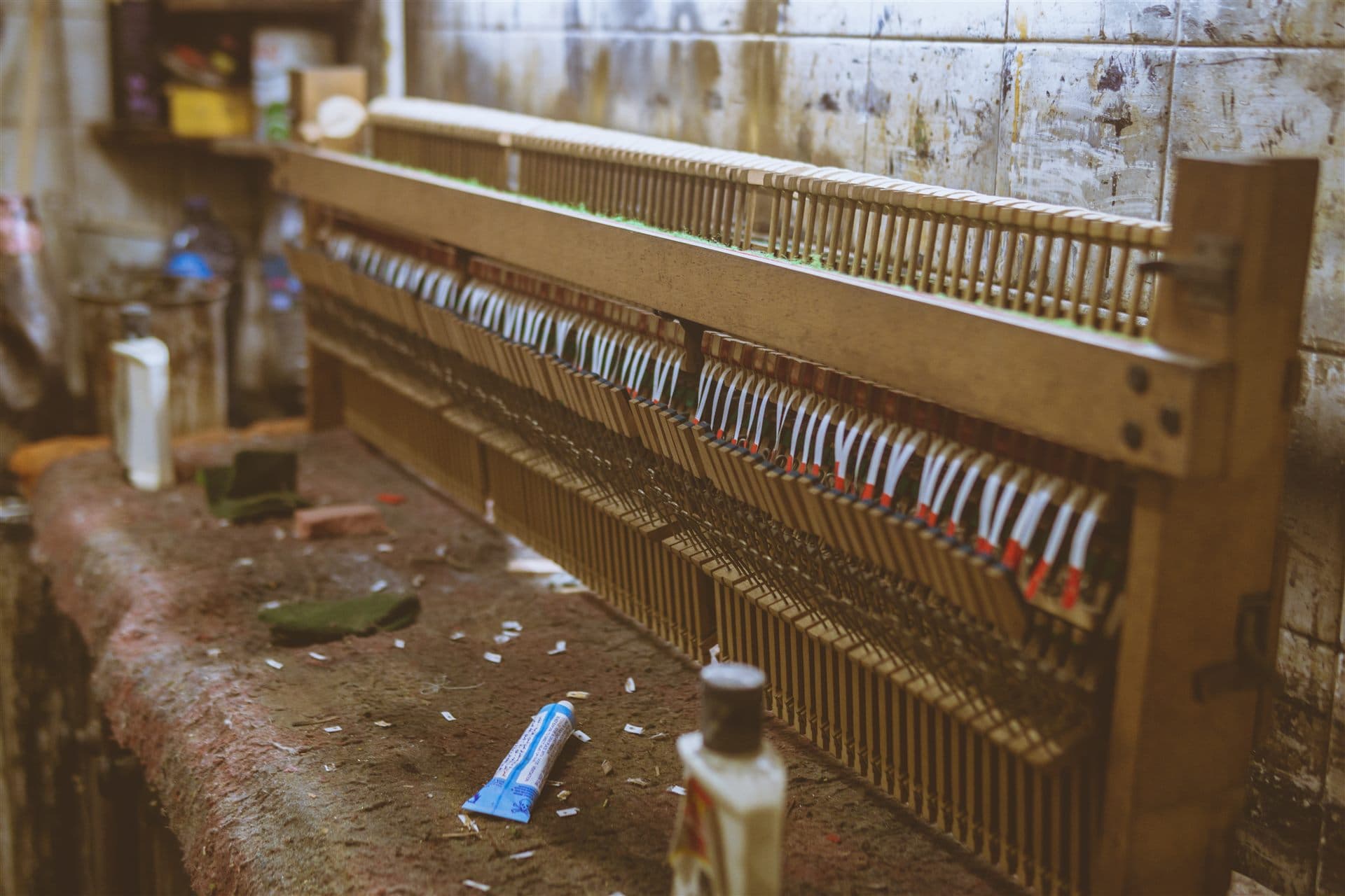 Piano hammers and action